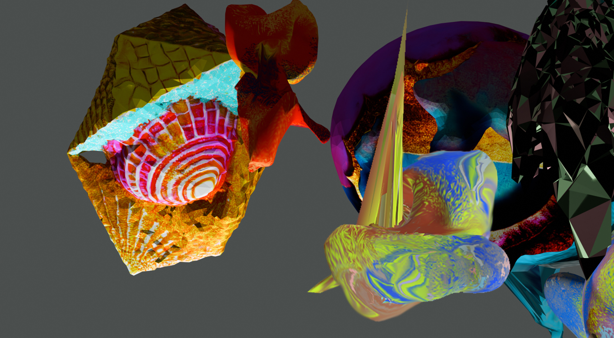 Digital 3D sculpture by Chiara Passa